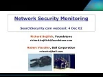 Network Security Monitoring SearchSecurity webcast: 4 Dec 02 - slide 1
