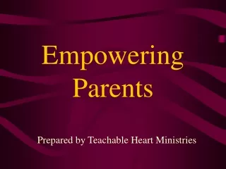 Empowering Parents