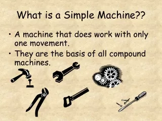 What is a Simple Machine??