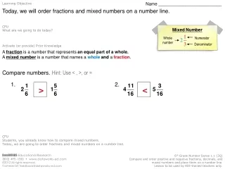 Learning Objective