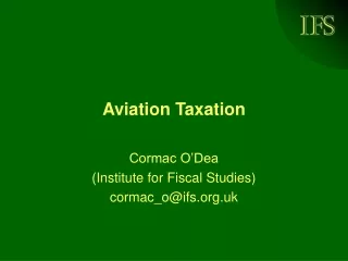 Aviation Taxation