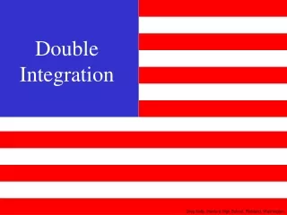 Double Integration