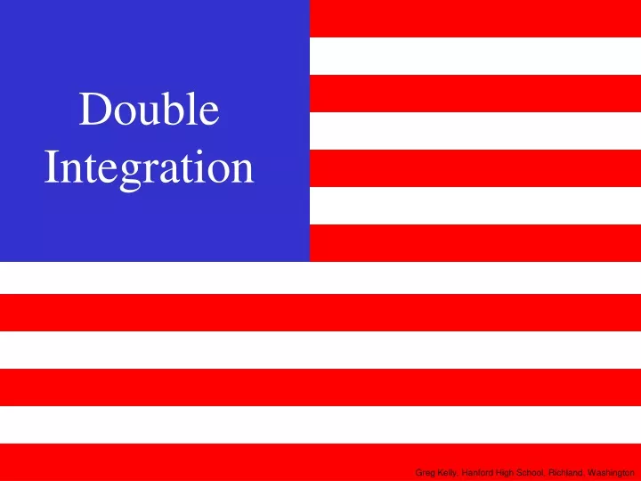 double integration