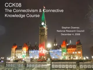 CCK08 The Connectivism &amp; Connective Knowledge Course