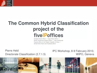 The Common Hybrid Classification project of the