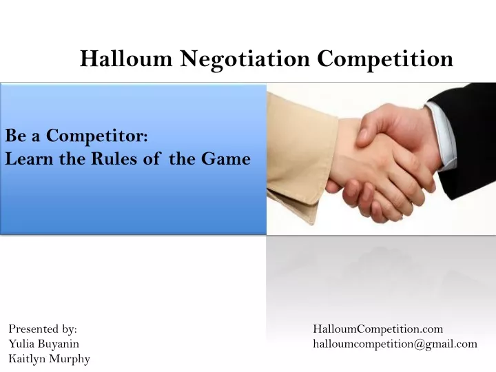 halloum negotiation competition