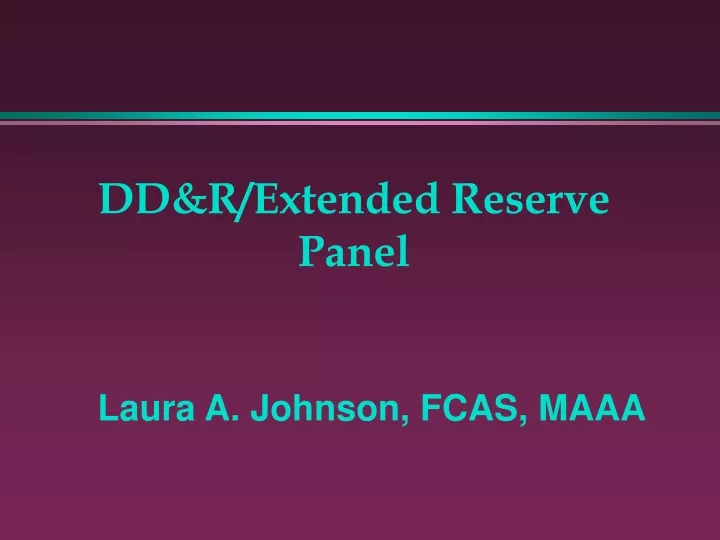 dd r extended reserve panel