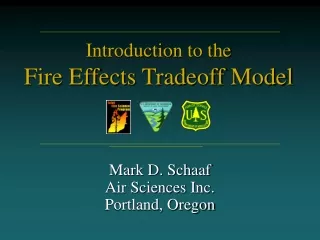 Introduction to the Fire Effects Tradeoff Model