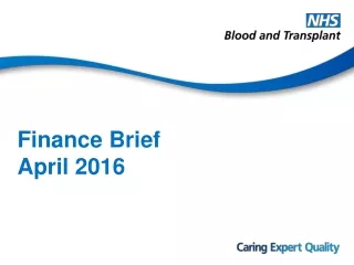 Finance Brief April 2016