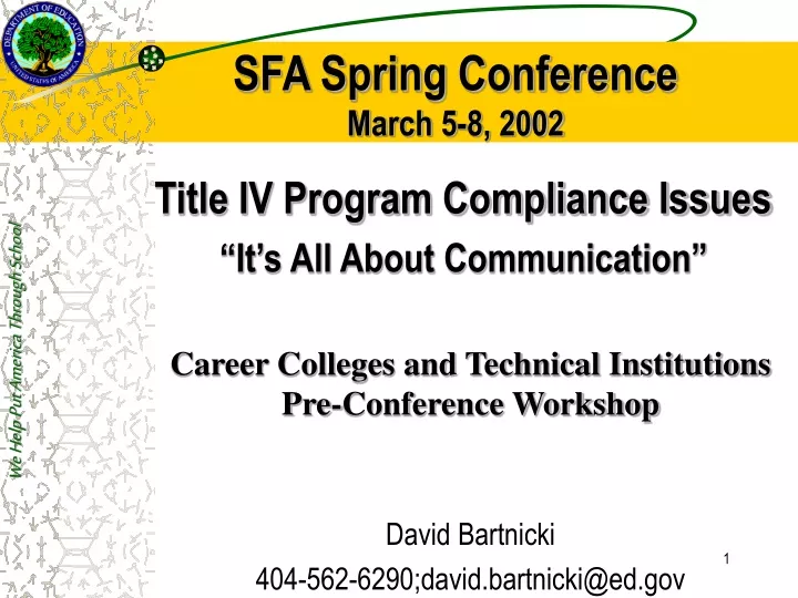 sfa spring conference march 5 8 2002