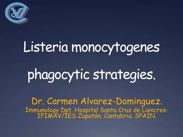 listeria monocytogenes phagocytic strategies