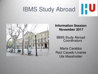 IBMS Study Abroad