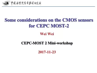 Some considerations on the CMOS sensors for CEPC MOST-2