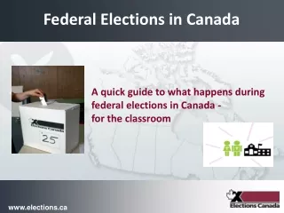Federal Elections in Canada