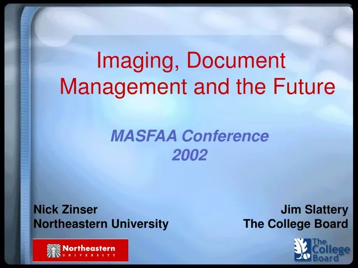 imaging document management and the future