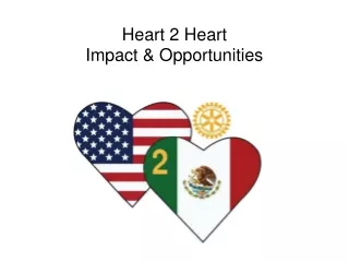 Heart 2 Heart Impact &amp; Opportunities