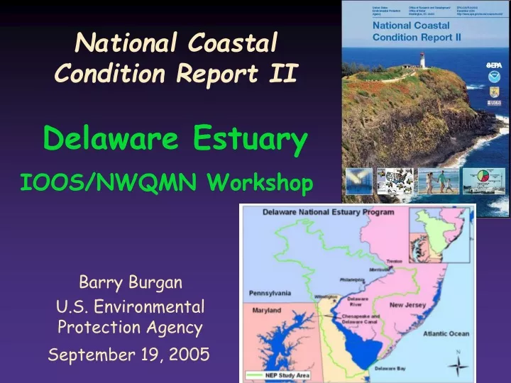 national coastal condition report ii delaware estuary