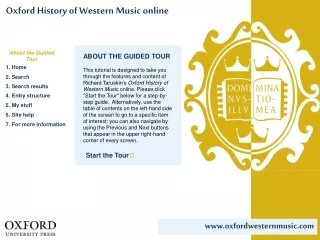 ABOUT THE GUIDED TOUR