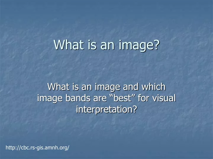 what is an image