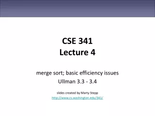 CSE 341 Lecture 4