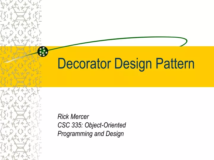 decorator design pattern