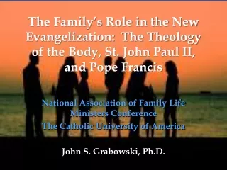 National Association of Family Life Ministers Conference The Catholic University of America