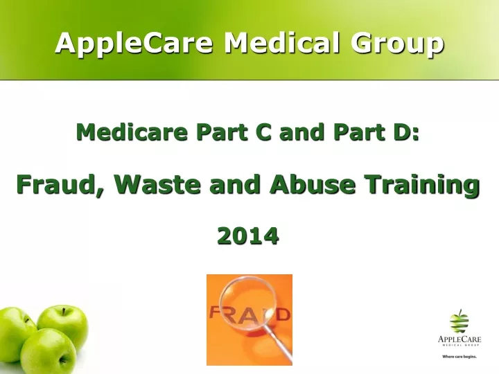 applecare medical group