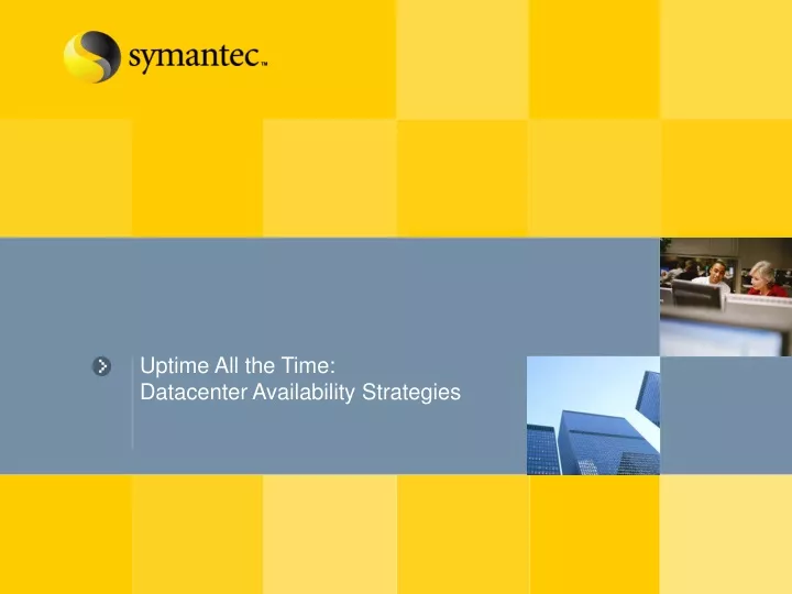 uptime all the time datacenter availability strategies