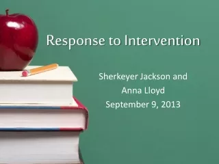 Response to Intervention