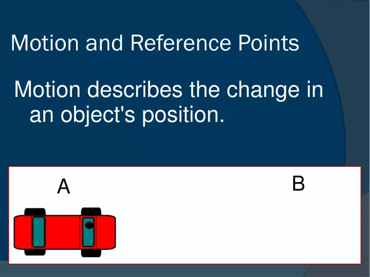 motion and reference points