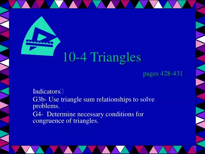 10 4 triangles pages 428 431