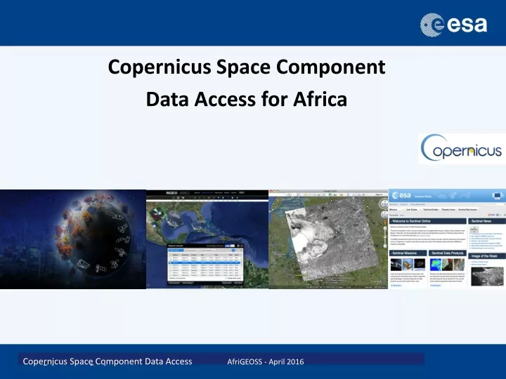 copernicus space component data access for africa