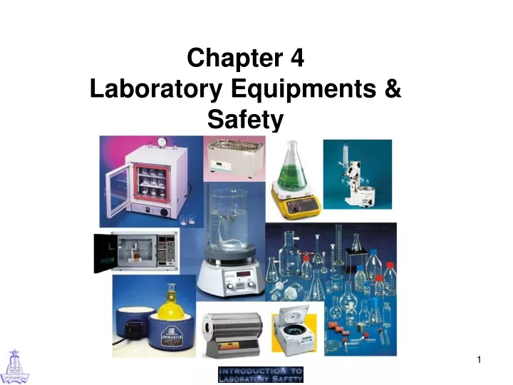 chapter 4 laboratory equipments safety