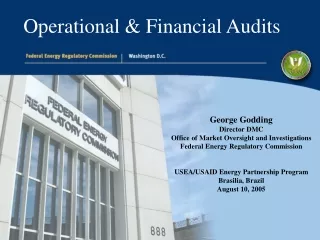 Operational &amp; Financial Audits