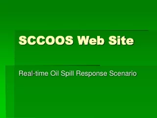 SCCOOS Web Site