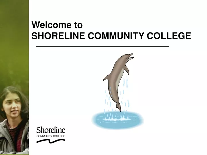 welcome to shoreline community college