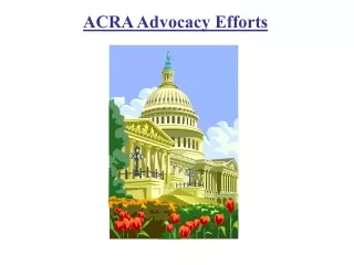 ACRA Advocacy Efforts