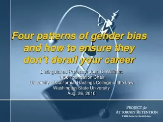 Four patterns of gender bias and how to ensure they don’t derail your career