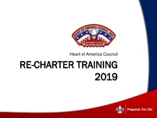 Re-charter training 2019