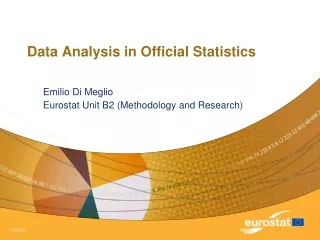 Data Analysis in Official Statistics