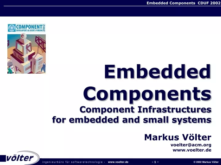 embedded components component infrastructures