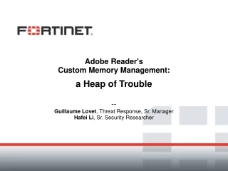 Adobe Reader's Custom Memory Management: a Heap of Trouble --