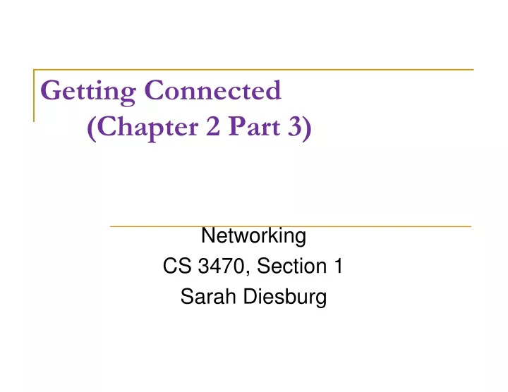 getting connected chapter 2 part 3