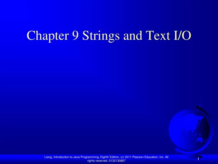 chapter 9 strings and text i o