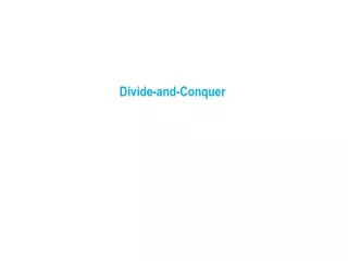 Divide-and-Conquer