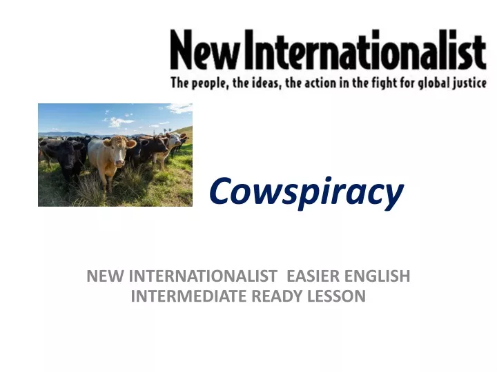 cowspiracy