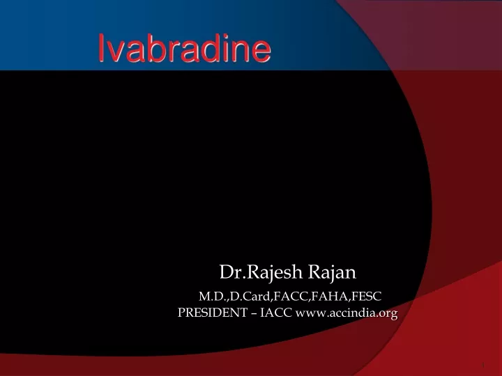 ivabradine