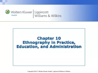 Chapter 10 Ethnography in Practice, Education, and Administration