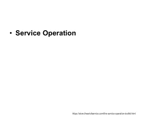 Service Operation