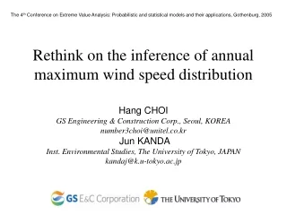 Rethink on the inference of annual maximum wind speed distribution